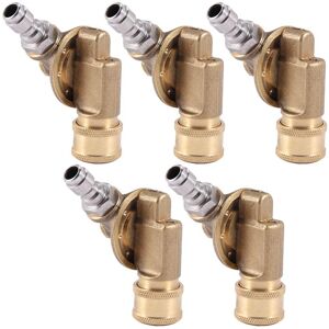 Tlily - 5X Coupler for Swivel Pressure Washer Nozzle, Gutter Cleaner Attachment Cleaning