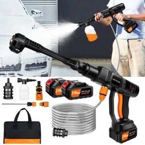 DAYPLUS 6 in 1 Portable Cordless Car High Pressure Washer Jet Water Wash Cleaner Gun