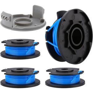 MEMKEY Spool Line for Ryobi One+ RAC124 AC14RL3A OLT1823 1832 RLT1825 1830 18V 24V 40V Spare Parts Trimmer (4 Pack)