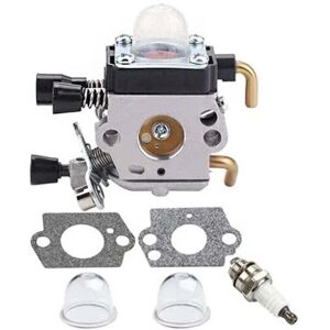 ZVD C1Q-S97 Carburetor with Fuel Line Kit, Air Filter for stihl FS38 FS45 FS46 FS55 KM55 HL45 FS45L FS45C FS46C FS55C FS55R FS55RC Grass Trimmer Weed