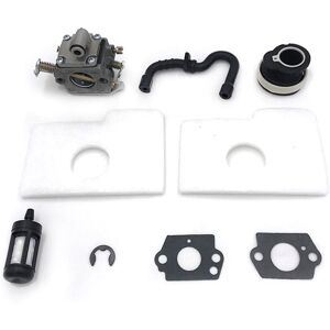 TLILY Carburetor Intake Manifold Fuel Air Filter Line Hose Gasket for MS180 MS170 018 017 MS 180 170 Chainsaw Part