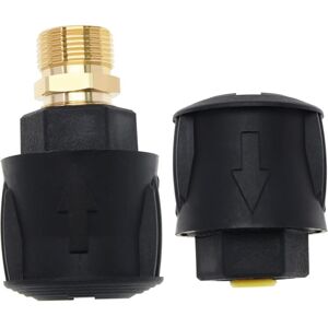 Csparkv - 1 Set High Pressure Quick Connect Replacement Compatible with Karcher K2-K7 Quick Connect Hoses Plastic Pressure Washer Hose Adapter