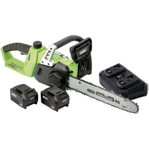 Draper Tools - D20 40V Chainsaw with 2 x Batteries and Twin Charger (30903)