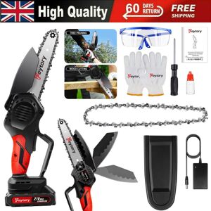 Dayplus - Electric Cordless Chainsaw Garden Tool Lithium Battery Woodworking Tree Pruning