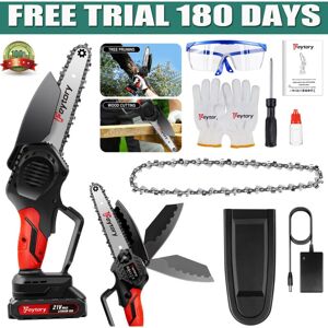 Dayplus - Electric Cordless Chainsaw Tool Lithium Battery Woodworking Tree Pruning 3000W