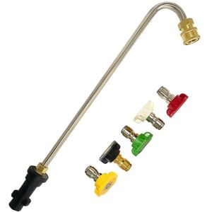 BEIJIYI Gutter Cleaning Tools for Karcher K2 K3 K4 K5 K6 K7 Pressure Washer, Gutter Extension, Gutter Cleaning Lance with 5 Spray Nozzles for Pressure Washer