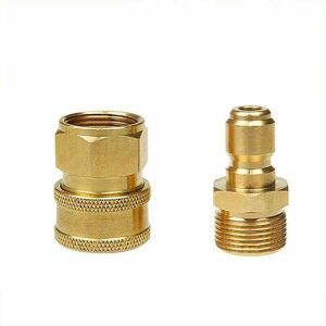 ZVD M22 - Brass quick connector for high-pressure cleaners