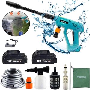 TEETOK Petrol pressure washers,Cordless Pressure Washer, Water Gun Spray High Power Jet Wash Car Cleaner +1x3000mAh Battery+1xFast Charger,Compatible with
