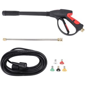GROOFOO Pressure Washer Sprayer Kit with Extension Wand 8 Meters Hose 5 Spray Nozzles Power Washer Wand for Car Washing