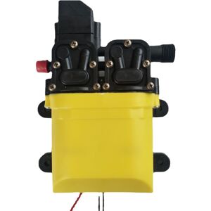 Linghhang - Pressure Water Pump, 12V 120W 8L High Pressure Water Diaphragm Pump, Automatic Electric Water Pump with Copper Connector for Bathroom,