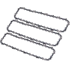 Tinor - Set of 3 chains and 1 guide bar for pole chainsaw, 40 links and 29cm guide bar, compatible with Ryobi, Husqvarna, Makita and other npterbl
