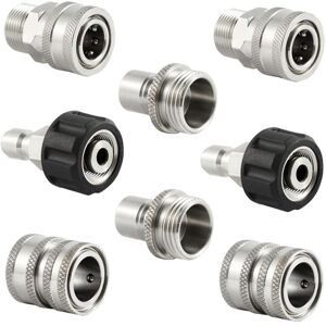 TLILY Stainless Steel Pressure Washer Quick Connect Kit
