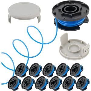 TINOR String Trimmer Line Spool for Ryobi 18v 24v 40v Replacement Spool 0.065 Inch, Compatible with Ryobi One + AC14RL3A, Cordless String Trimmer Line