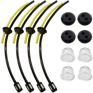 ZVD Fuel lines with filter, universal fuel filter kit, fuel line for brush cutters, fuel lines for lawn mowers with primer pump, for gardening and