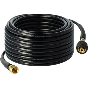 30 m Extension Hose compatible with Kärcher K2, g 7.10 m, k 2.00 plus, k 2.01 High-Pressure Cleaner with M22 x 1.5 Threaded Connection, Black - Vhbw