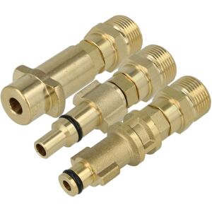 Vhbw - 3pcs Adapter Set to M22 Thread compatible with Parkside phdf 150 A1 High-Pressure Cleaner - Quick Coupling