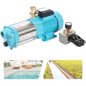 CNCEST 1" Garden pump, centrifugal pump, jet pump with pressure gauge, stainless steel shaft with pressure switch, domestic water jet pump, 1300 W, 4000 l/h CNCEST 1" Garden pump, centrifugal pump, jet pump with pressure gauge, stainless steel shaft with pressure switch, domestic water jet pump, 1300 W, 4000 l/h