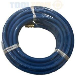 Toolzone - Air Hose Line 10M 30ft 1/4'' bsp Air Line Reel 8MM Hi Vis Compressor Tool AT038 Toolzone - Air Hose Line 10M 30ft 1/4'' bsp Air Line Reel 8MM Hi Vis Compressor Tool AT038