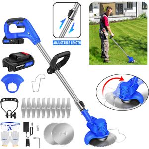 DAYPLUS 21V Electric Cordless Grass Trimmer Strimmer Garden Edger Cutter with 1x Battery DAYPLUS 21V Electric Cordless Grass Trimmer Strimmer Garden Edger Cutter with 1x Battery