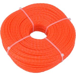 WOOSIEN 2.4mm 120m Trimmer Line Nylon String Trimmer Line Lawn Mower Accessories for Husqvarna Orange WOOSIEN 2.4mm 120m Trimmer Line Nylon String Trimmer Line Lawn Mower Accessories for Husqvarna Orange