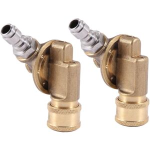 Tlily - 2X Coupler for Swivel Pressure Washer Nozzle, Gutter Cleaner Attachment Cleaning Tlily - 2X Coupler for Swivel Pressure Washer Nozzle, Gutter Cleaner Attachment Cleaning