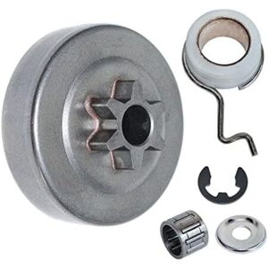 Gotrays - 3/8' - 6T Sprocket Clutch Drum Kit for Stihl MS171 MS181 MS211 Chainsaw Replacement Parts with Needle Cage Bearing Clip Worm Gear Gotrays - 3/8' - 6T Sprocket Clutch Drum Kit for Stihl MS171 MS181 MS211 Chainsaw Replacement Parts with Needle Cage Bearing Clip Worm Gear