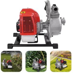 CNCEST 43CC Petrol Engine Water Pump 2 Stroke Gasoline Water Pump Dirty Water High Power Pump with 2m Water Inlet Pipe, Water Transfer Pump for Garden CNCEST 43CC Petrol Engine Water Pump 2 Stroke Gasoline Water Pump Dirty Water High Power Pump with 2m Water Inlet Pipe, Water Transfer Pump for Garden