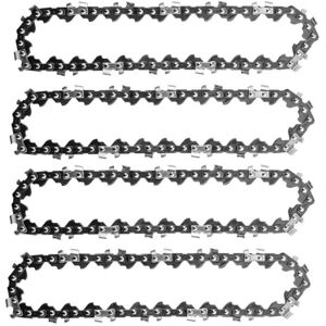 MEMKEY 4PCS 4 Inch Mini Cordless Electric Chainsaw Chain Saw Chain for Cutting Wood Branches Pruning Yard Gardening MEMKEY 4PCS 4 Inch Mini Cordless Electric Chainsaw Chain Saw Chain for Cutting Wood Branches Pruning Yard Gardening