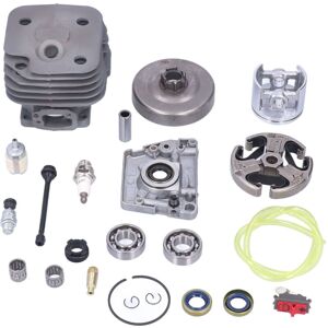 WOOSIEN 52mm Cylinder Piston Fuel Pipe Spark Plug Kit Chainsaw Accessory Fit for Husqvarna 61 268 272 272XP WOOSIEN 52mm Cylinder Piston Fuel Pipe Spark Plug Kit Chainsaw Accessory Fit for Husqvarna 61 268 272 272XP