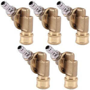 Tlily - 5X Coupler for Swivel Pressure Washer Nozzle, Gutter Cleaner Attachment Cleaning Tlily - 5X Coupler for Swivel Pressure Washer Nozzle, Gutter Cleaner Attachment Cleaning