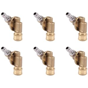 TLILY 6X Coupler for Swivel Pressure Washer Nozzle, Gutter Cleaner Attachment for Gutter Cleaning, 1/4 Inch Quick Connect 7 Different Angles TLILY 6X Coupler for Swivel Pressure Washer Nozzle, Gutter Cleaner Attachment for Gutter Cleaning, 1/4 Inch Quick Connect 7 Different Angles