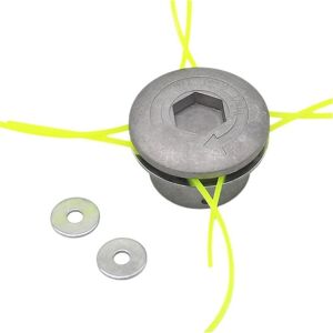 BEIJIYI Aluminum line trimmer head, double line spool head, nylon line for petrol brush cutter, lawn mower BEIJIYI Aluminum line trimmer head, double line spool head, nylon line for petrol brush cutter, lawn mower