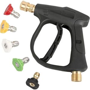 High Pressure Washer Spray Gun with 5 Nozzles, 4350 psi 1/4' Quick Connect Foam Gun, M22 Male Thread Sprayer - Alwaysh High Pressure Washer Spray Gun with 5 Nozzles, 4350 psi 1/4' Quick Connect Foam Gun, M22 Male Thread Sprayer - Alwaysh