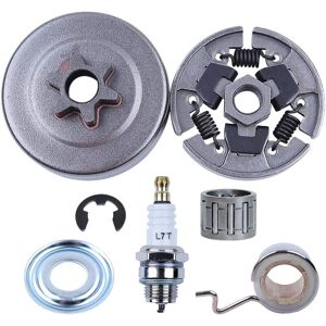 Alwaysh - 3/8' Clutch Sprocket Kit for Stihl 017 018 MS170 MS180 021 023 025 MS210 MS230 MS250, adefol Sprocket + Clutch Drum + Bearing + Worm Gear + Alwaysh - 3/8' Clutch Sprocket Kit for Stihl 017 018 MS170 MS180 021 023 025 MS210 MS230 MS250, adefol Sprocket + Clutch Drum + Bearing + Worm Gear +