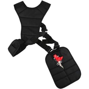 MEMKEY Black Heavy Duty Nylon Padded Double Strap Harness for Brushcutter, Grass Trimmer and String Trimmer, Garden Brush Cutter, Lawn Mower, Professional MEMKEY Black Heavy Duty Nylon Padded Double Strap Harness for Brushcutter, Grass Trimmer and String Trimmer, Garden Brush Cutter, Lawn Mower, Professional