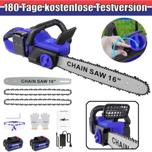 DAYPLUS Brushless Electric Cordless 16" Chainsaw Power Saw Wood Cutter 2 Battery&Charger DAYPLUS Brushless Electric Cordless 16" Chainsaw Power Saw Wood Cutter 2 Battery&Charger