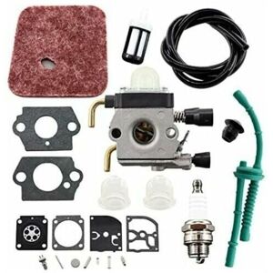 WOIYIC Carburetor Kit for Stihl BG72 BG75 HS80 FS85 FS80 ZAMA C1Q-S66 C1Q-S143 C1Q-S153 replace 4140 120 0619 4137 120 0608 Hedge Trimmer Strimmer WOIYIC Carburetor Kit for Stihl BG72 BG75 HS80 FS85 FS80 ZAMA C1Q-S66 C1Q-S143 C1Q-S153 replace 4140 120 0619 4137 120 0608 Hedge Trimmer Strimmer
