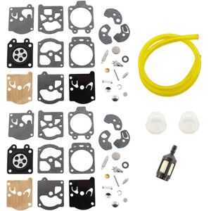 COOCHEER Carburetor Rebuild Kit with Fuel Hose for Walbro K10-WAT WA WT Series Husqvarna Poulan McCulloch Echo Chainsaw (2 Pack) COOCHEER Carburetor Rebuild Kit with Fuel Hose for Walbro K10-WAT WA WT Series Husqvarna Poulan McCulloch Echo Chainsaw (2 Pack)