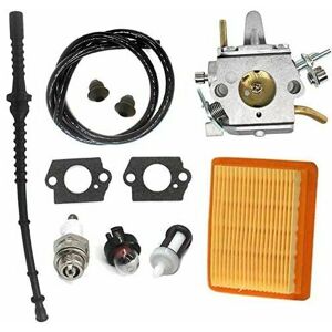 Carburetor with air filter and fuel hose for Stihl FS400 FS450 FS480 SP400 SP450 - Replaces Zama C1Q-S34H, 4128 120 0651, 4134 141 0300. Carburetor with air filter and fuel hose for Stihl FS400 FS450 FS480 SP400 SP450 - Replaces Zama C1Q-S34H, 4128 120 0651, 4134 141 0300.