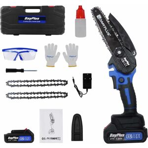 Briefness - Chainsaw, 6-Inch Cordless Handheld Electric Chainsaw with Security Lock, Portable Small Chain Saw for Cutting Trees & Logs Branch Briefness - Chainsaw, 6-Inch Cordless Handheld Electric Chainsaw with Security Lock, Portable Small Chain Saw for Cutting Trees & Logs Branch