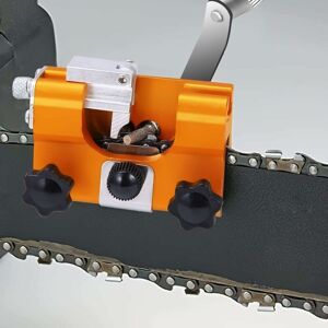 NEIGE Chainsaw Chain Sharpener, Hand Crank Chainsaw Sharpener, Sharpener Grinding Device, Sharpening Tool for Lumberjack and Gardener Chainsaw NEIGE Chainsaw Chain Sharpener, Hand Crank Chainsaw Sharpener, Sharpener Grinding Device, Sharpening Tool for Lumberjack and Gardener Chainsaw