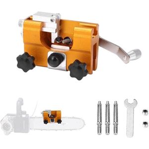 Tonchean - Chainsaw Chain Sharpener, Hand Crank Chainsaw Sharpener, Sharpener Grinding Device, Sharpening Tool for Lumberjack and Gardener Chainsaw Tonchean - Chainsaw Chain Sharpener, Hand Crank Chainsaw Sharpener, Sharpener Grinding Device, Sharpening Tool for Lumberjack and Gardener Chainsaw