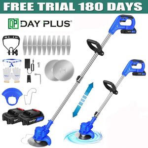 DAYPLUS Cordless Electric Grass Trimmer Strimmer Cutter Garden Compact Lightweight Tools DAYPLUS Cordless Electric Grass Trimmer Strimmer Cutter Garden Compact Lightweight Tools