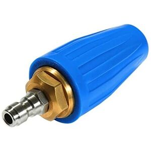 CSPARKV 5x5x10cm Blue Universal Rotating Turbine Nozzle for Water Pressure Washer, 3600 psi 250 Bar, 1/4 Quick Connect Rotating Turbine Cleaning Nozzle CSPARKV 5x5x10cm Blue Universal Rotating Turbine Nozzle for Water Pressure Washer, 3600 psi 250 Bar, 1/4 Quick Connect Rotating Turbine Cleaning Nozzle