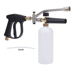 GROOFOO Foam Sprayer 4000 PSI 1L Capacity With 2 Connector Interface 1/4 Inch Nozzle Pressure Washer Foam Cannon Kit for Motorcycles Cars Roofs Driveways GROOFOO Foam Sprayer 4000 PSI 1L Capacity With 2 Connector Interface 1/4 Inch Nozzle Pressure Washer Foam Cannon Kit for Motorcycles Cars Roofs Driveways