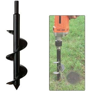 YMYNY Garden Auger, Thermal Auger for Digging Holes, Deep Cultivation, Practical Planting Tool for Planting Flowers, Trees, Shrubs (Diameter: 8cm, L: 30cm) YMYNY Garden Auger, Thermal Auger for Digging Holes, Deep Cultivation, Practical Planting Tool for Planting Flowers, Trees, Shrubs (Diameter: 8cm, L: 30cm)