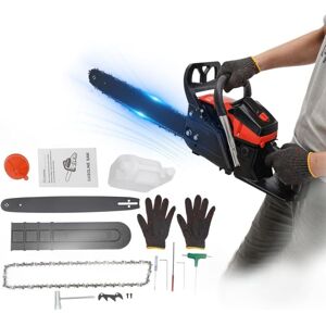 CNCEST Gas Chainsaw 18 Inch Bar Gasoline Commercial Chainsaws 2-Cycle Full Crank Chainsaw 58CC 4.4HP Handheld Cordless Gas Powered Chain Saw for Garden CNCEST Gas Chainsaw 18 Inch Bar Gasoline Commercial Chainsaws 2-Cycle Full Crank Chainsaw 58CC 4.4HP Handheld Cordless Gas Powered Chain Saw for Garden