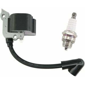 DEWDAT Ignition Coil with Spark Plug for Stihl FS38 FS46 FS45 FS55 FC55 FC55Z FC55-DZ HL45 HL45Z HL45-DZ HS45 HS45Z KM55 KM55RZ KM55C KM55R Chainsaw DEWDAT Ignition Coil with Spark Plug for Stihl FS38 FS46 FS45 FS55 FC55 FC55Z FC55-DZ HL45 HL45Z HL45-DZ HS45 HS45Z KM55 KM55RZ KM55C KM55R Chainsaw