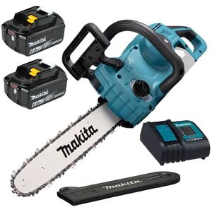 Makita - 18v Cordless Chainsaw Brushless 350mm 35cm Cutting Guard + 2x 6.0AH Kit Makita - 18v Cordless Chainsaw Brushless 350mm 35cm Cutting Guard + 2x 6.0AH Kit