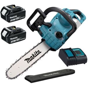 Makita - 18v Cordless Chainsaw Brushless 350mm 35cm Cutting Guard + x2 3.0AH Kit Makita - 18v Cordless Chainsaw Brushless 350mm 35cm Cutting Guard + x2 3.0AH Kit